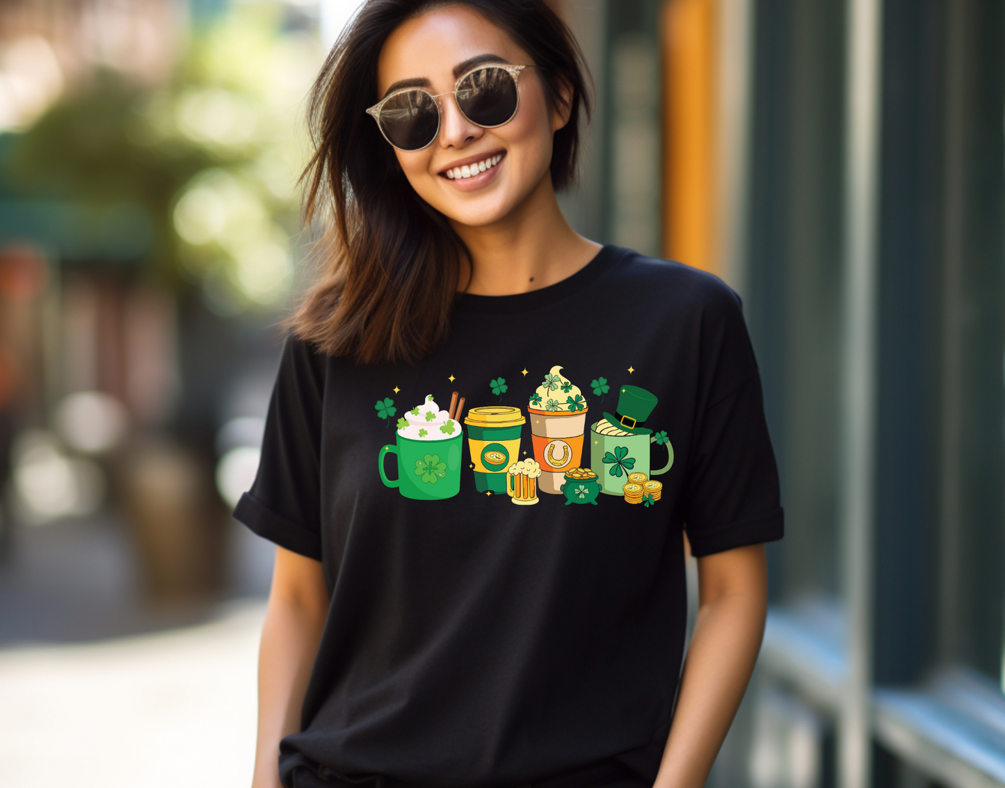 St Patrick's Day Drink Cups DTF Transfer