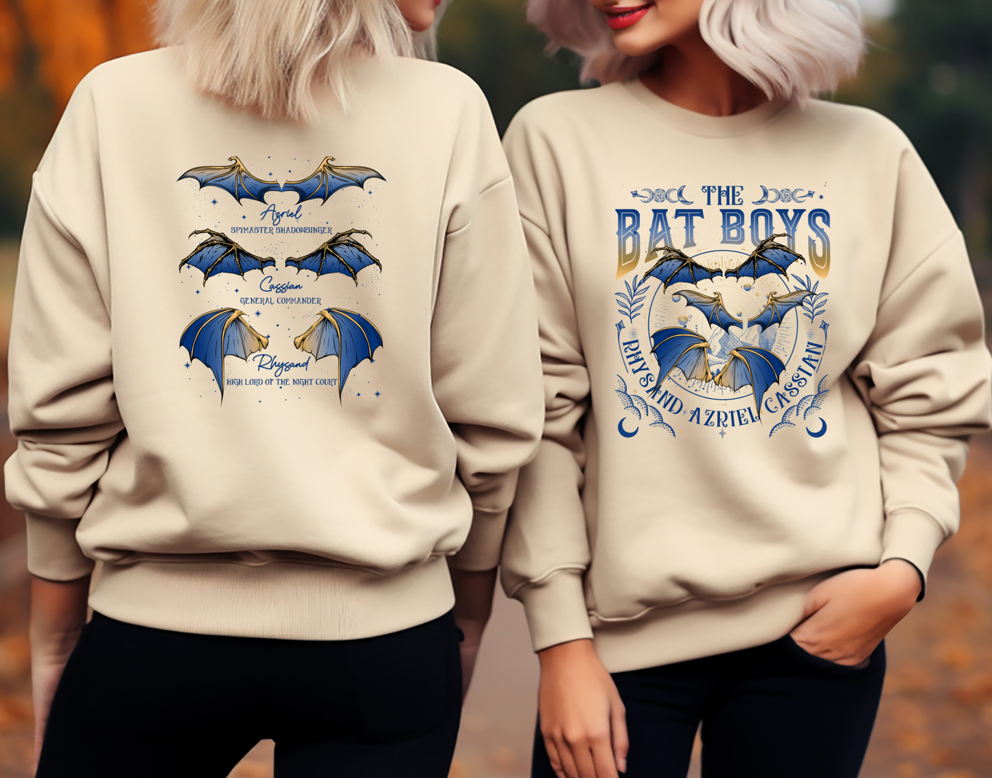 The Bat Boys Front and Back DTF Transfer