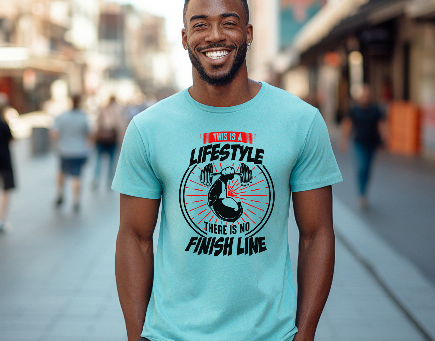 This Is A Lifestyle There Is No Finish Line DTF Transfer