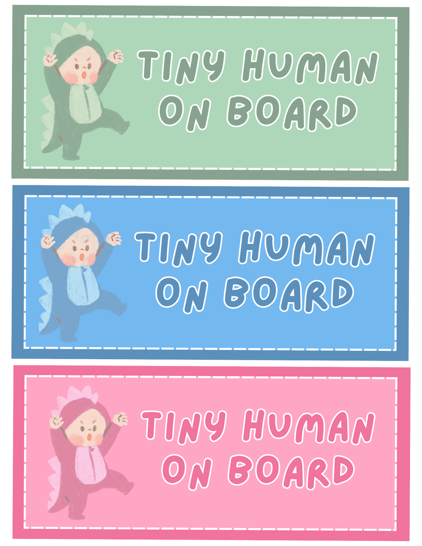 Tiny Human On Board Magnets