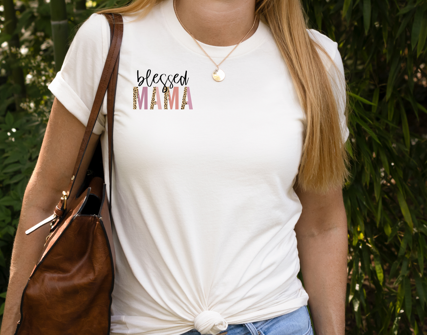Pocket Size Blessed Mama DTF Transfer